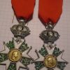 2 médailles militaire légion d'honneur - repro belle qualité