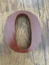 Lettres en bois de decoration.