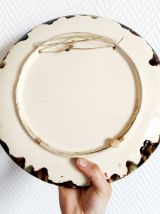 Assiette homard céramique Palissy 