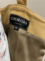 Robe en cuir Giorgio