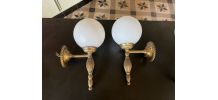 Appliques anciennes (deux simples et une double)