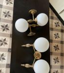Appliques anciennes (deux simples et une double)