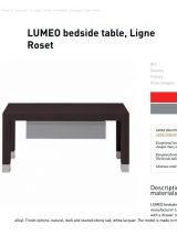 ???? Très belles tables de chevets LUMEO by Ligne Roset design