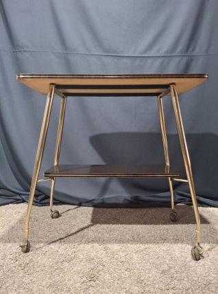 Desserte laiton et formica anneed 50/60