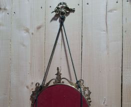Miroir victorien bronze 