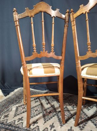 Paire Chaises volante 1900