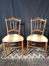 Paire Chaises volante 1900
