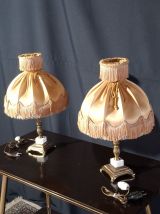 Paire de lampes annees 70