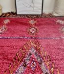 Magnifique tapis berbère vintage 366 x 164 cm