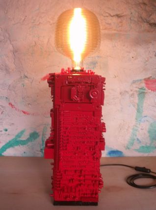 Lampe tot'm électro rouge