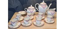 service a café art nouveau limoges BRP bernardaud et raynaud