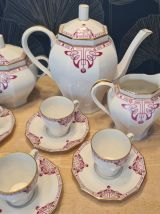 service a café art nouveau limoges BRP bernardaud et raynaud