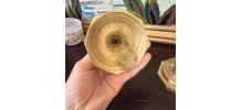 2 bougeoirs en laiton 