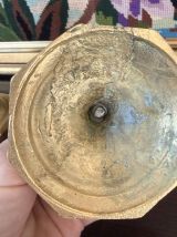 2 bougeoirs en laiton 