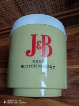 Seau glaçons publicitaire Whisky J&amp;B kaki