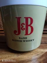 Seau glaçons publicitaire Whisky J&amp;B kaki