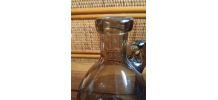 Carafe verre verrerie d'art ALLEX verre fumé 