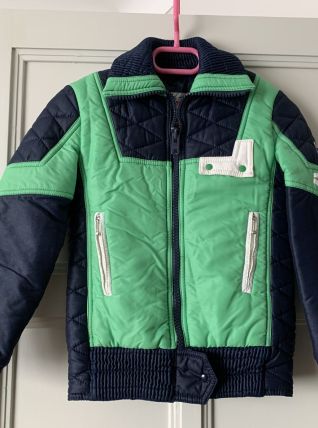 Blouson + salopette de ski - Moniteur 12 ans – Marine + vert