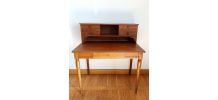 Bureau à gradins art déco chêne clair 