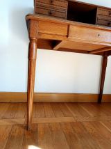 Bureau à gradins art déco chêne clair 