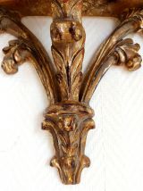 Console d'applique bois doré style Louis XV 
