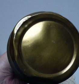Ancienne lampe à pétrole cuivre vintage pour décoration roma