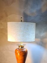 lampe ,,deluxe , lumina vintage 1975 a 80  style faux bois a