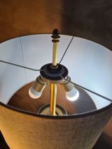 lampe ,,deluxe , lumina vintage 1975 a 80  style faux bois a