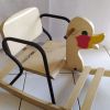 Magnifique et rare Canard à bascule vintage années 50 