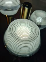 lampe space age de salon, lumina UFO ,1970 a 80  acier chrom