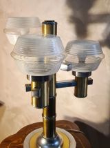lampe space age de salon, lumina UFO ,1970 a 80  acier chrom