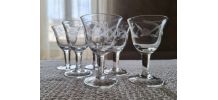 Petits verres à pied