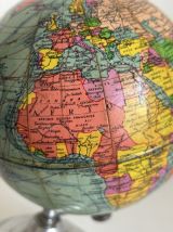Globe vintage 1950 terrestre Girard Barrère Forest thomas - 