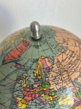 Globe vintage 1950 terrestre Girard Barrère Forest thomas - 