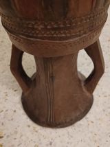 Ancien mortier africain tribal  en bois - Afrique centrale -
