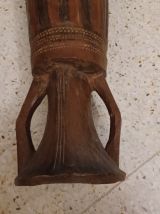 Ancien mortier africain tribal  en bois - Afrique centrale -