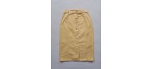 Jupe longue vintage jaune paille Armor Lux Taille 36/38