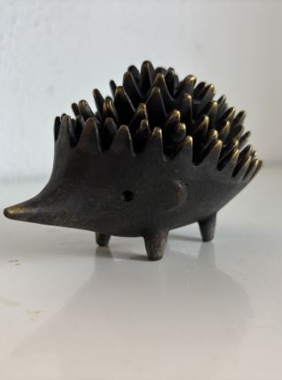 Cendriers vintage 1950 hérissons par Walter Bosse pour Herth