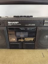 Boombox radio double cassette SHARP WQ-T234H