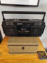 Boombox radio double cassette SHARP WQ-T234H