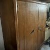 Armoire Vintage Années 50 en Chêne Clair