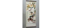 Vintage : rouleau asiatique mural 