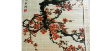 Vintage : rouleau asiatique mural 