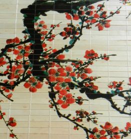 Vintage : rouleau asiatique mural 