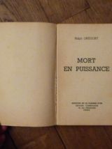 Mort en Puissance- Gregory Ralph- 1953- Black Out 