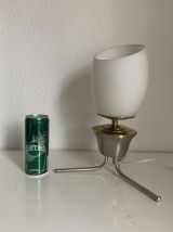 Lampe vintage 1960 tripode opaline design mid century - 34 c