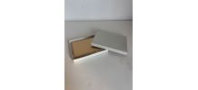 Porte-cigarettes vintage 1960 France doré à l'or fin boîte -