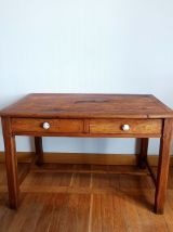 Table de ferme bureau en bois 