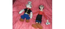 Popeye et Olive - peluche tres bon etat 