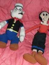 Popeye et Olive - peluche tres bon etat 